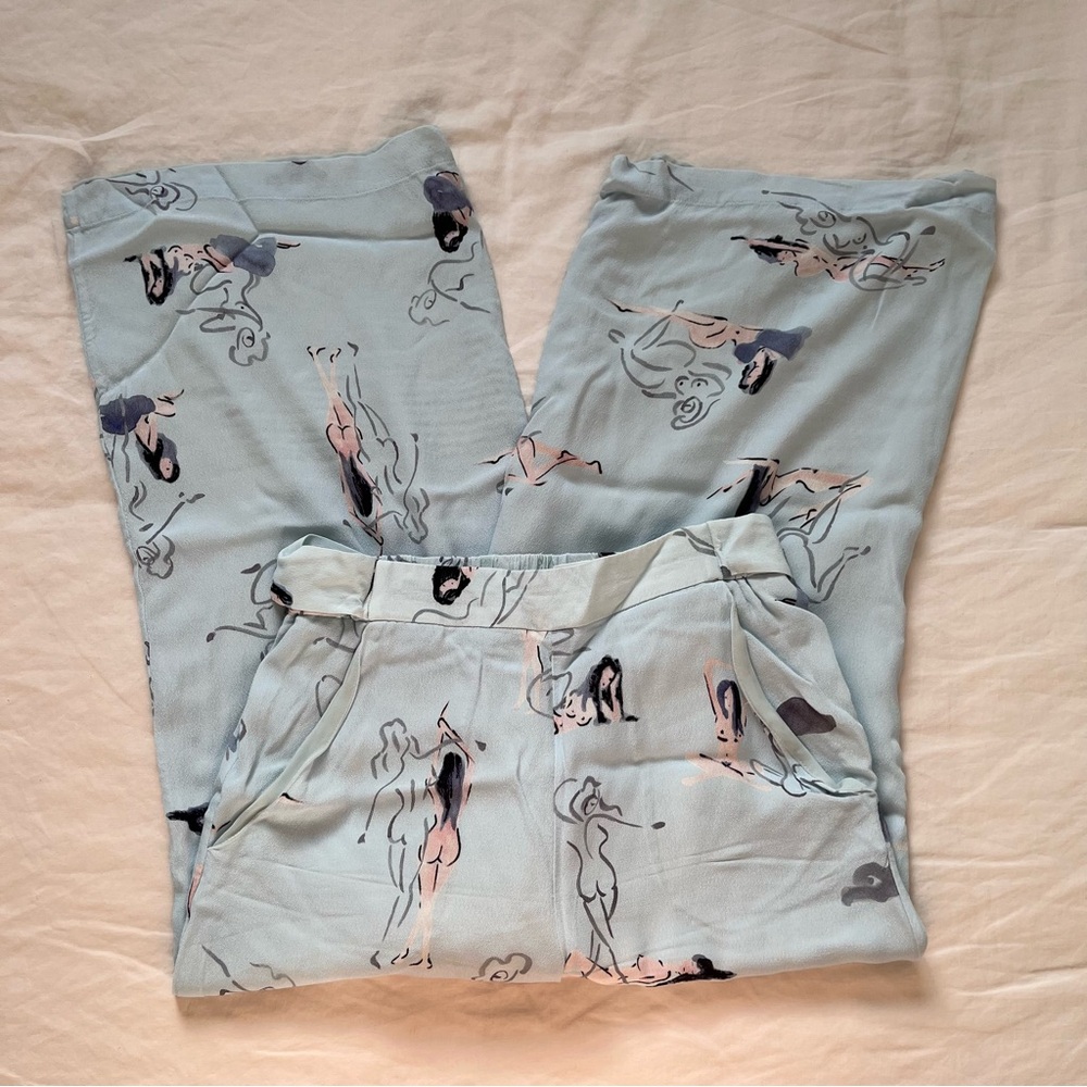 Aritzia Wilfred⎜FAUN PANT⎜SAGE / GREY - Picture 8 of 15